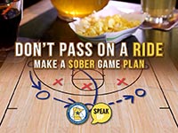 Don't pass on a ride. Make a sober game plan.