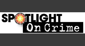 Program logo with text that says Spotlight on Crime