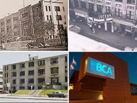 Composite photo of four BCA headquarters buildings.