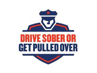 drive sober or get pulled over logo