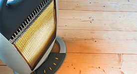 A portable space heater
