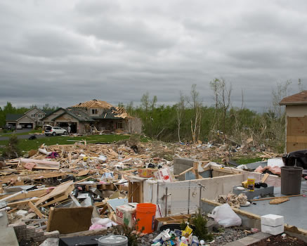 image of hugo minnesota tornado damage in 2008