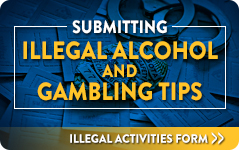 Illegal alcohol and gambling tip form