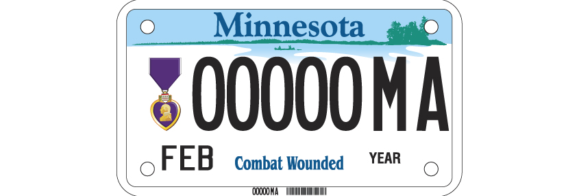 Combat Wounded Veteran MC Plate