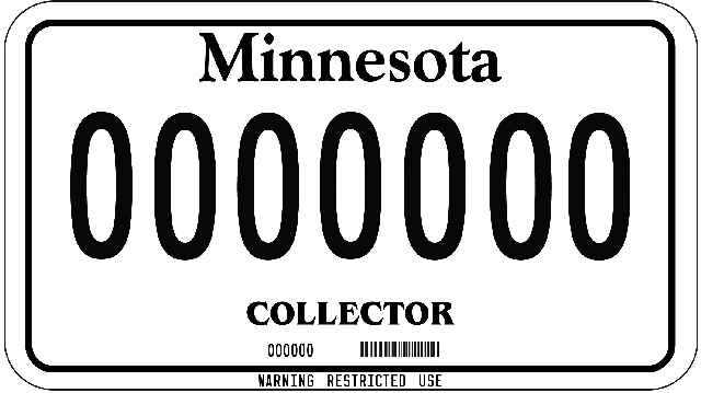 Colelctor License Plate Image