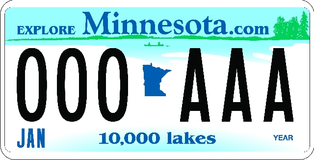 Standard License Plate Image