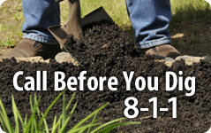Call 811 Dig Safely