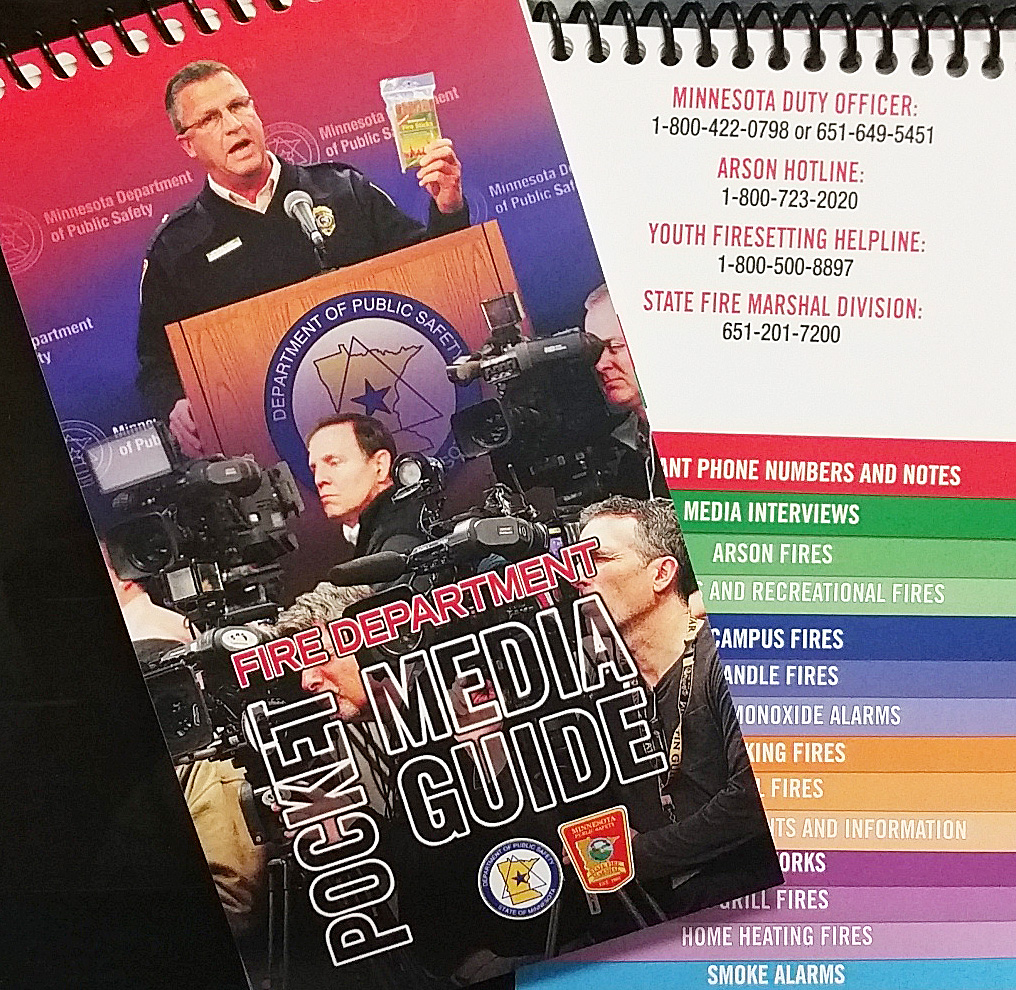 Photo of the pocket media guide.