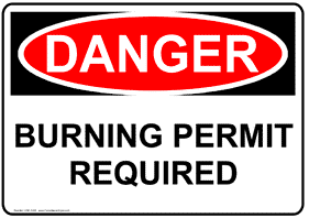 burning permits and information