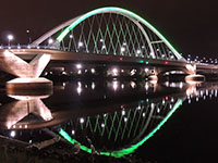 Photo of the Lowry Bridge in Minneapolis.