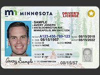 REAL ID compliant Minnesota driver's license