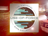National Use of Force Data Collection graphic with a squad car